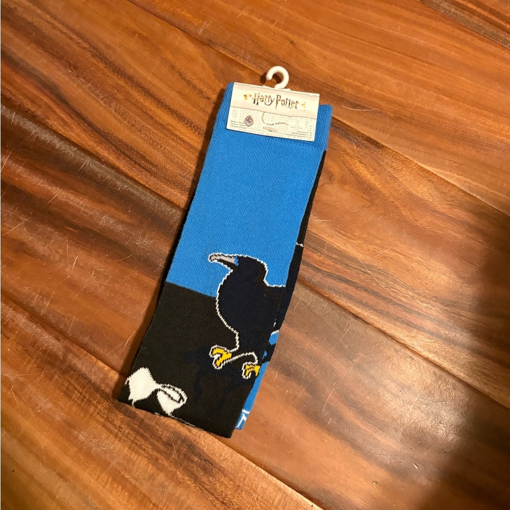 🧙♂️ Harry Potter Raven Crew Socks | Forbidden Forest Shoe Size 4–10 NWT (A3)